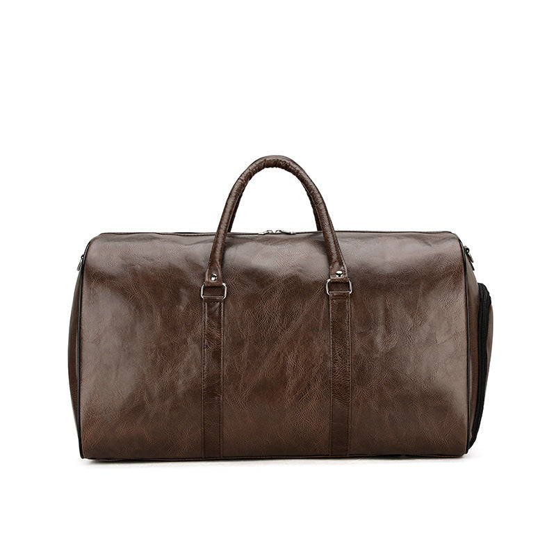 Retro Business Trip Large Capacity Short Distance Men Sports Gym Bag